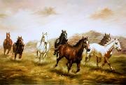unknow artist Horses 03 Sweden oil painting artist